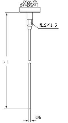 煙道、風(fēng)道熱電偶熱電偶感溫元件