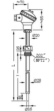 煙道、風(fēng)道熱電偶